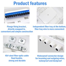 PNGKNYOCN FTTH 12 Core Fiber Distribution Box Indoor Outdoor