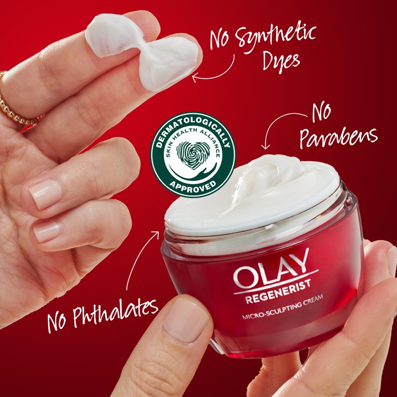 Olay Olay Face Moisturizer, Regenerist Micro-Sculpting Cream for Women, Fragrance-Free