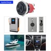 ZJWZJH 19mm Momentary Push Button Switch Black High Round Cap