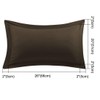 PiccoCasa Pillow Shams Double Brushed Microfiber, 2 Packs Pillowcases with