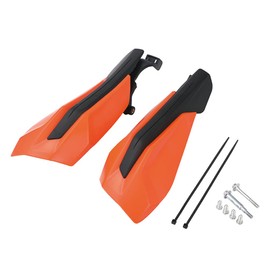 PowerMotor Motorcycle Handguards,Dirt Bike Hand Guards Universal ATV Pit Bikes Handle Protector for 50 65 85 125 150 250 300 350 450 500 SX SX-F EXC-F SIX DAYS XC XCF XC-W TPI (orange)