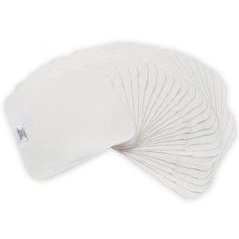 Reusable Baby Wipes, Washable Cloth Baby Wipes, 25 Sheets in a Pack of Cloth Wipes for Baby, 100% Cotton Reusable Wipes by Nora's Nursery