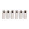 20 Pcs Round Connector Nut M6x1.0 10 L25mm Rod Coupling