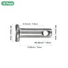 M METERXITY 10-Pack Single Hole Clevis Pins, M3 x 10mm