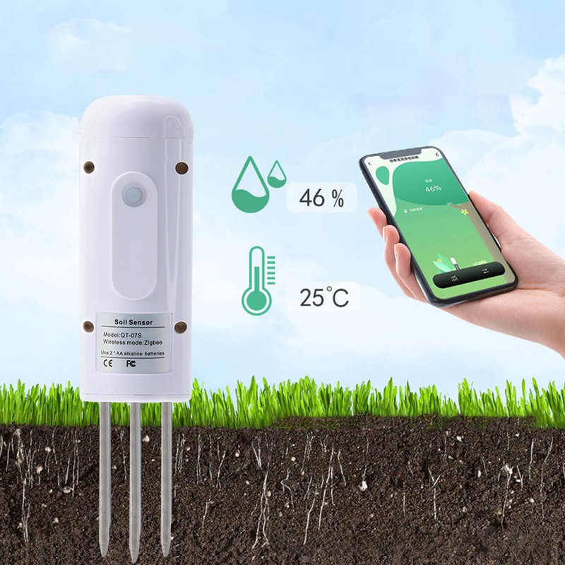 Soil Moisture Meter IP67 Waterproof Sensitive ABS Housing Stainless Steel