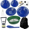 Detector Warehouse 12 Piece Professional Gold Pan Kit with 8",