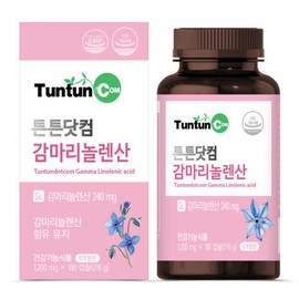 Official Tuntun.com Gamma-linolenic acid (6 month supply) Contains 240 mg of borage oil GLA / Genuine / 감마리놀렌산 (6개월분) 보라지유 GLA 240 mg 함유 / 정품