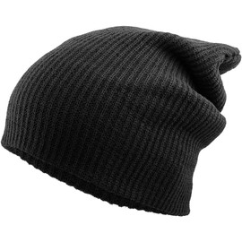 KBW-12 BLK Comfortable Soft Slouchy Beanie Collection Winter Ski Baggy Hat Unisex Various Styles