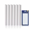 Radiator Pipe Covers 20cm Long Snap On PVC Plastic Pipe