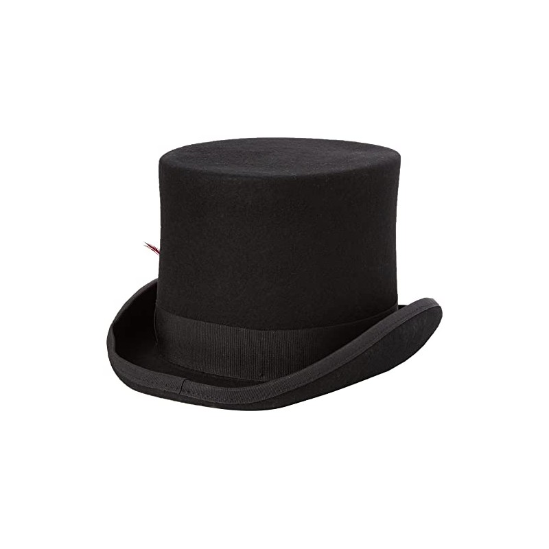 AB Hats 6" High Hand Made 100% Wool Satin Lined