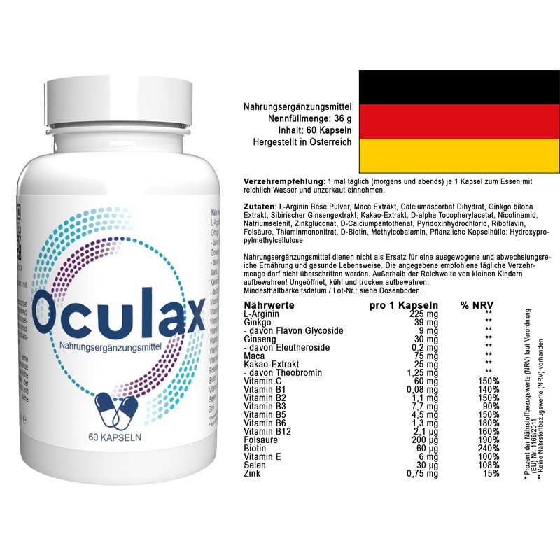 Oculax - 60 capsules