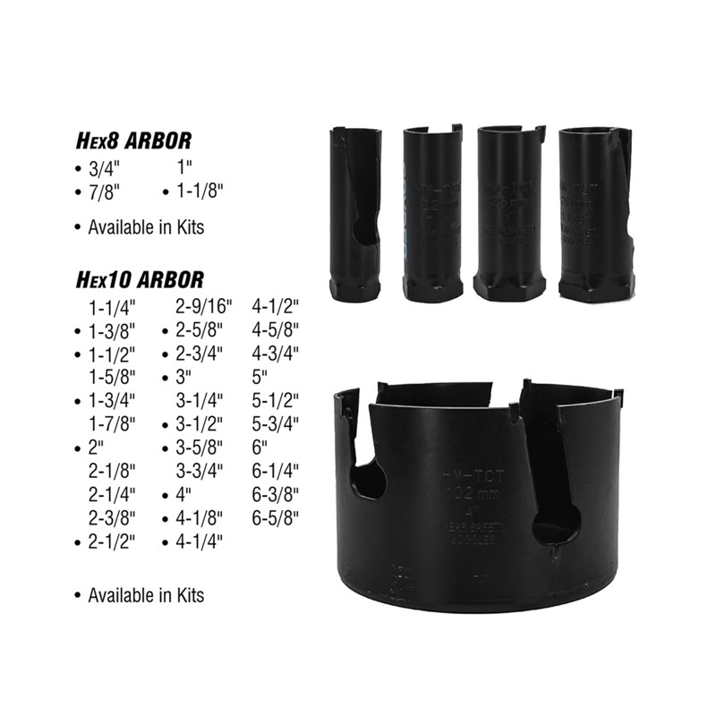 Spyder Hole Saw, Steel, 5-1/4In. Dia. (600837)