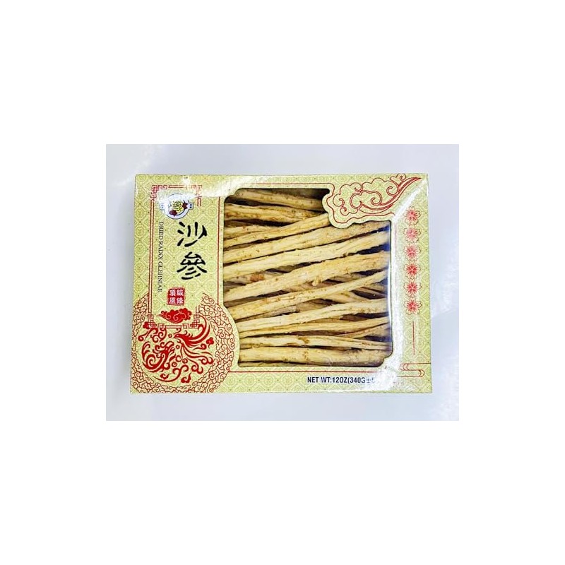 Dried Radix Glehniae Chinese Herbal Root, 12 oz (340g) 沙參