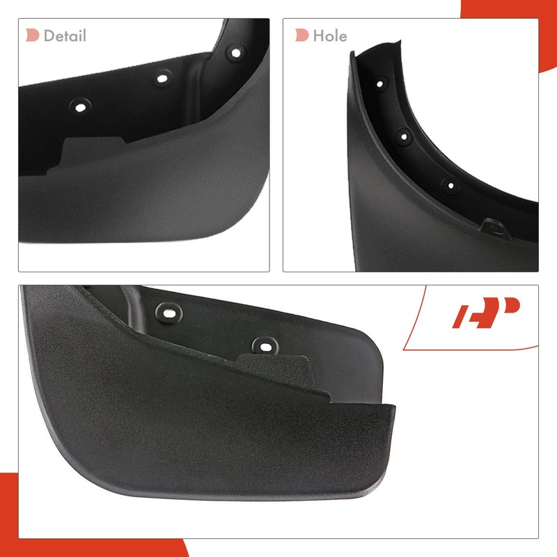 A-Premium Set of 4PCS Mud Flaps Splash Guards Mudguards Mudflaps