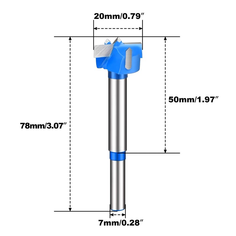 LEPEVNEY 20 MM Forstner Drill Bits Woodworking Forstner Drill Bit