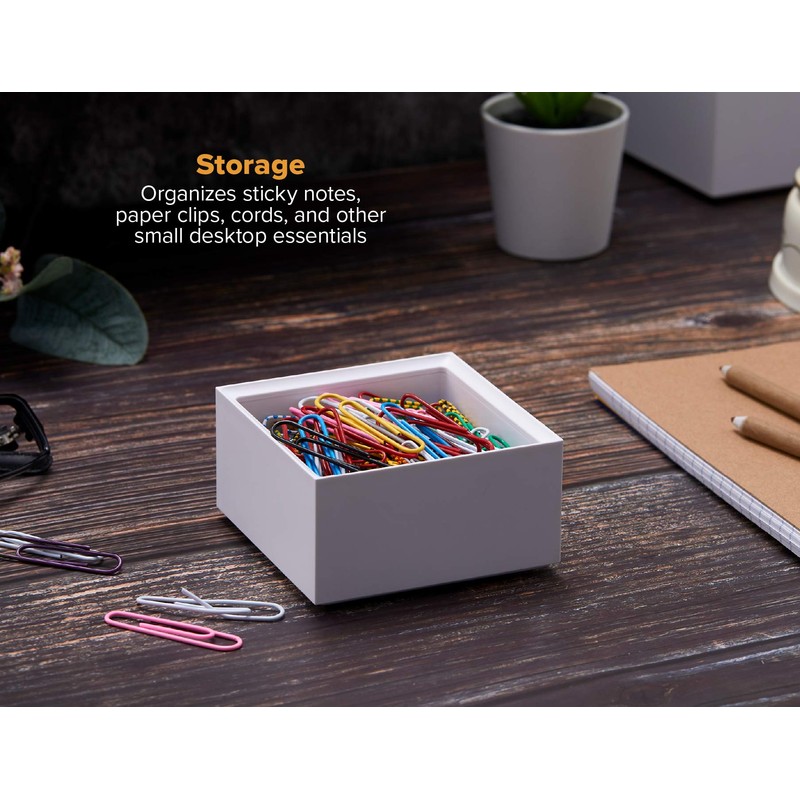 Bostitch Office Konnect Desk Organizer Accessory Tray, Stacks for Desktop