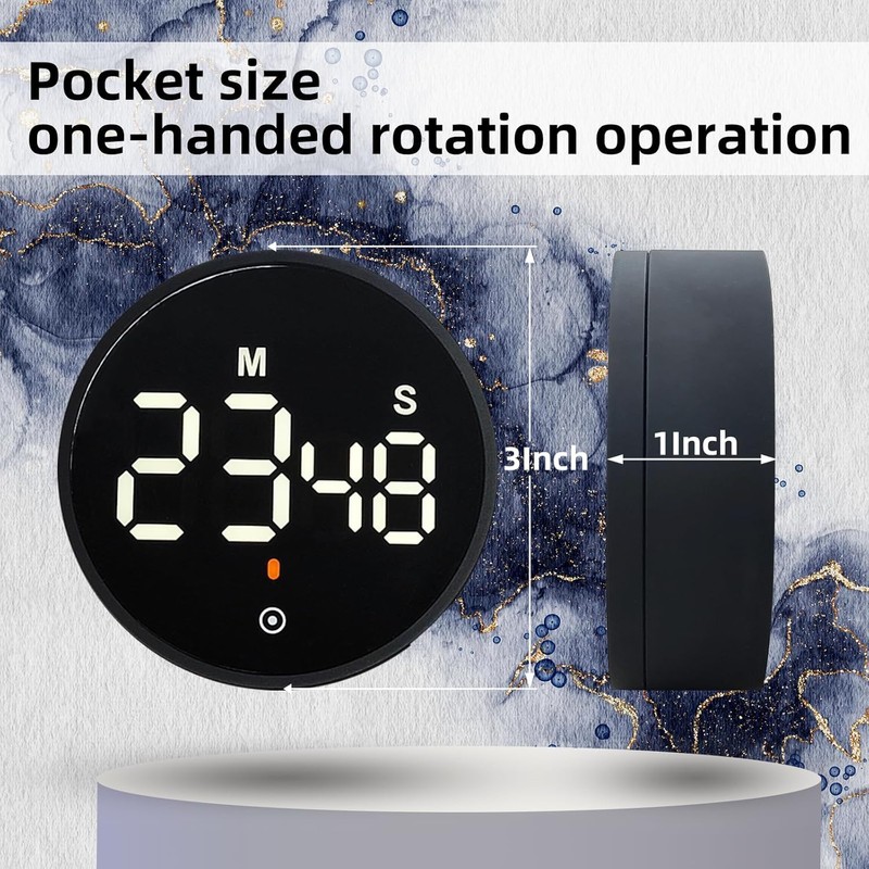 Eshome Digital Kitchen Timers, Visual Timer Large LED Display Magnetic