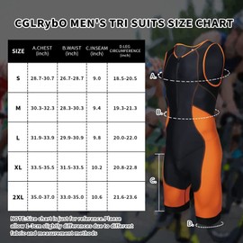 Triathlon Suits Mens One-Piece Sleeveless Trisuits Skin Wet Suit for Running Cycling Swimming