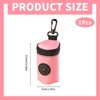 Portable Poo Bag Holder Dog Poop Bag Holder with Carabiner