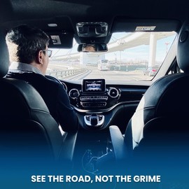 Glue Gone Car Window Cleaner - 500 ml Spray Cleaner for a Streak-Free Shine, Showroom-Quality Finish - Safe on Tinted Windshields and Car Body Paint