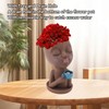 Resin Face Plant Pot Creative Cute Small Drinking Coffee Succulent