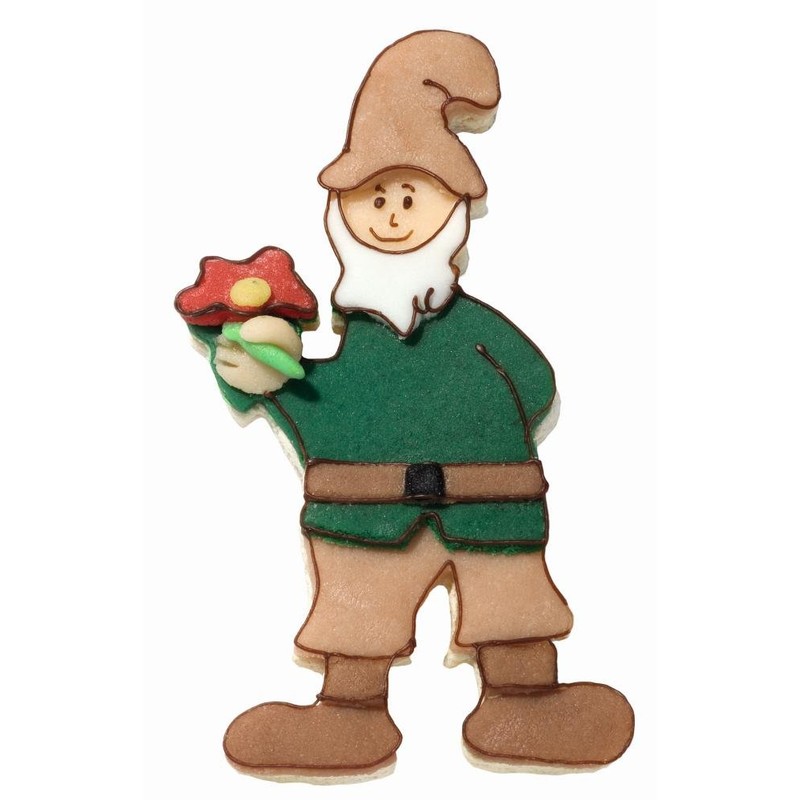 Birkmann Garden Gnome Cookie Cutter Stainless Steel 9 cm