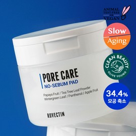 ROVECTIN Pore Care No Sebum Pad 60P (+10P) - ROVECTIN Pore Care No Sebum Pad 60P (+10P)