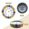 Lily's Home Indoor or Outdoor Large Hanging Wall Clock and