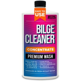 Premium Boat Bilge Cleaner, Marine Concentrate for Heavy Duty Cleaning, Removes Grease, Oil, and Fuel, Ideal Boat Soap and Marine Cleaner for Fiberglass Maintenance