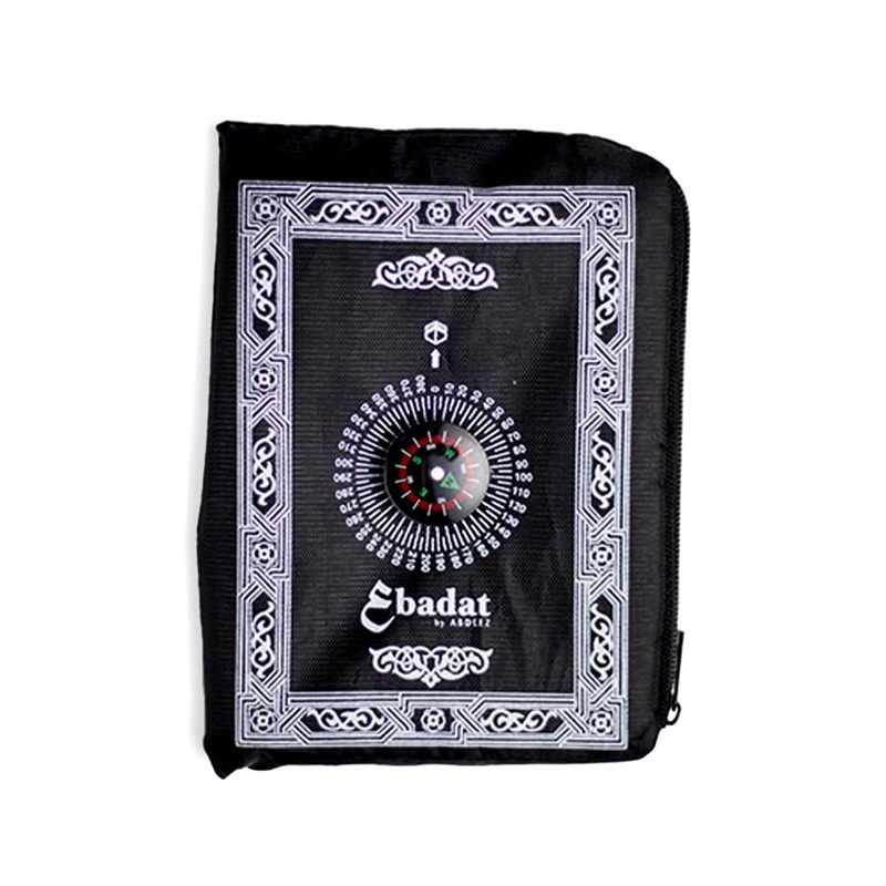 ABDEEZ Portable Travel Prayer Mats | Compass, Weights (Keeps mat