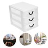 VICASKY Elegant Desk Organizer White Desktop Storage for Cosmetics Sundries