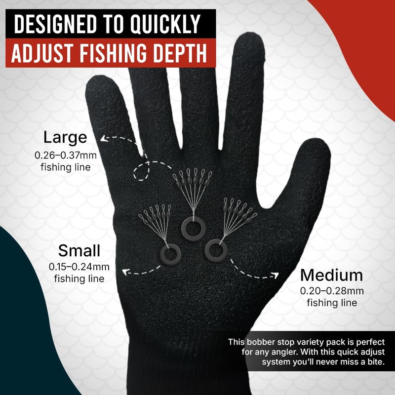 Bobber Stops for Fishing Line