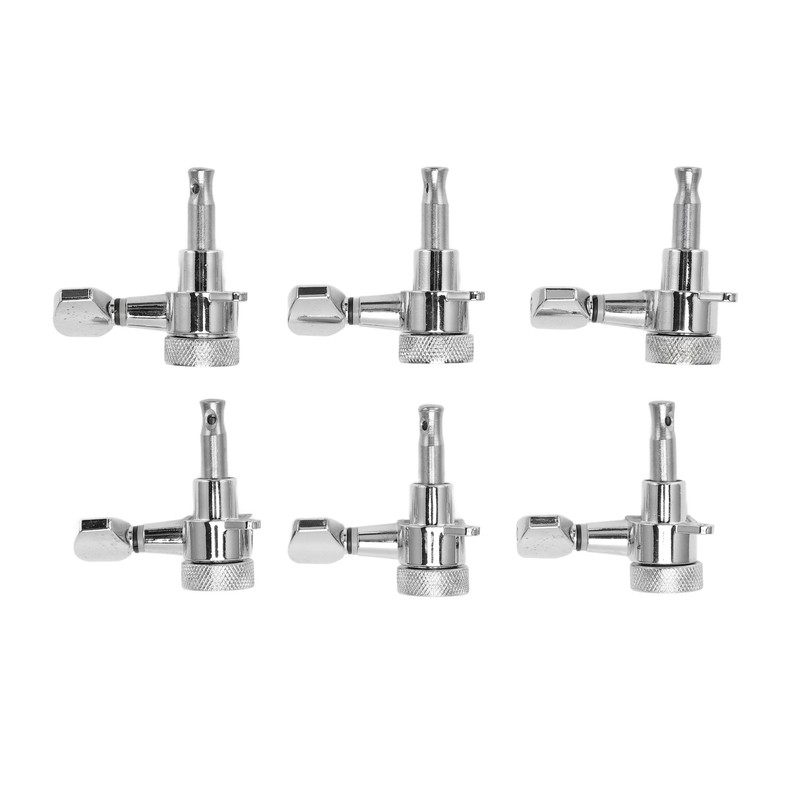 6 Set Tuning Pegs Electric Guitar Machine Heads Tuners Parts