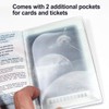 Arsmat 5 Pack Clear Passport Cover, Clear Passport Holder Travel