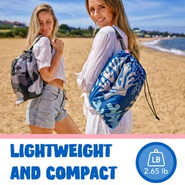 AlphaBeing Inflatable Lounger Beach Chair Accessories, Air Sofa Hammock Inflatable Couch for Camping Backyard Lakeside with Compression Sacks, Ideal Outdoor Gifts for Adults