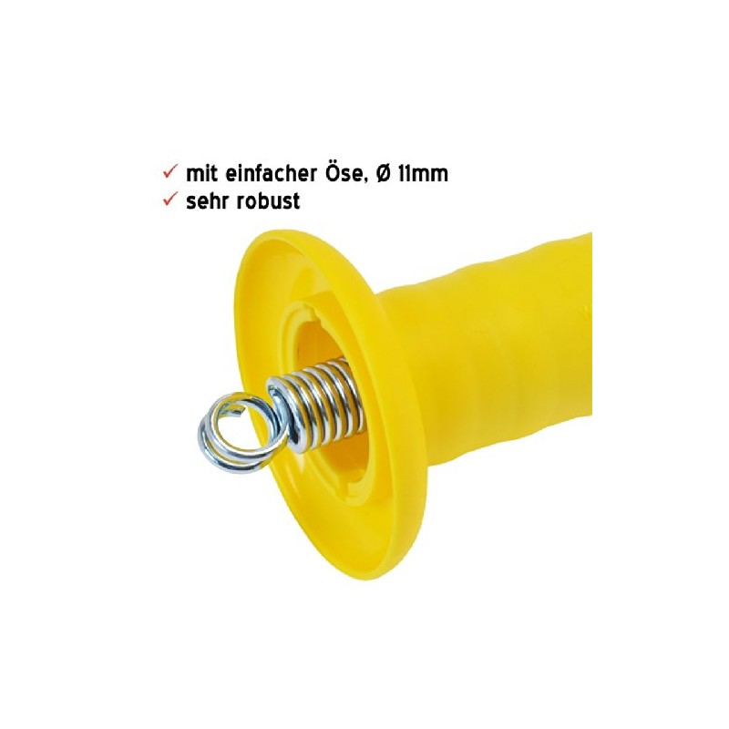 VOSS.farming 5X Large Gate Handle Hook and Pull Spring Yellow