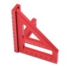 3D Multi Angle Measuring Ruler 45 90 Degree Aluminum Alloy