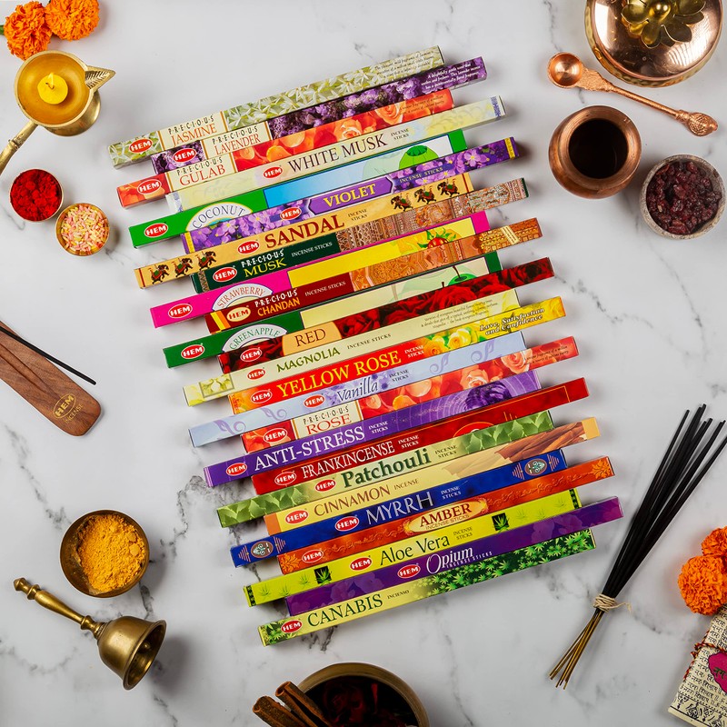 Hem Aroma Collection 25 Different Scents, 200 Sticks