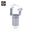 INEFA Drain pipe box-shaped, PVC-U NW68/DN50 grey hanging nozzle, gutter