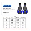 2pcs Swim Training Fin Professional Swim Flippers for Snorkeling Diving