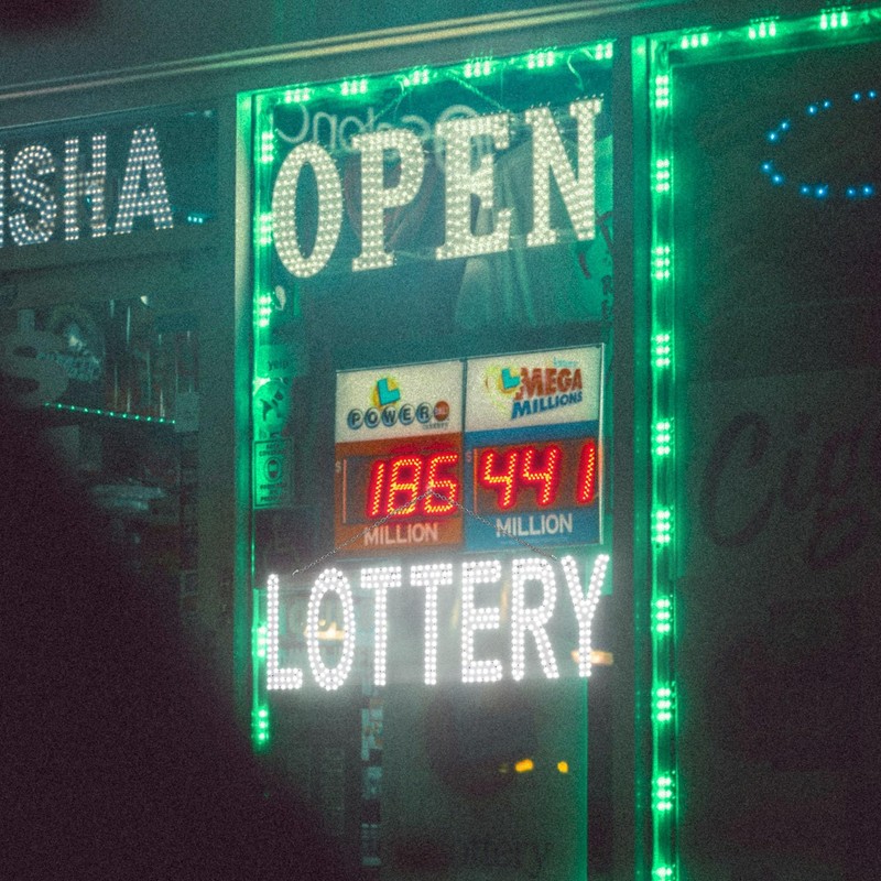 LED LOTTERY Sign for Business,30"x10" LOTTO Grocery Shop Store Sign