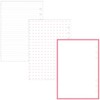 Mizutama A5 Marks Organizers Pattern ODR-DC18-A Binder Trial Refill