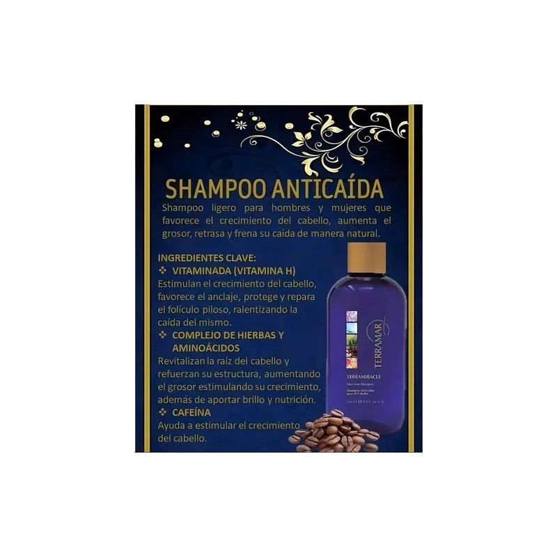 Set Tratamiento Anticaida + Shampoo Terramar