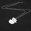 VASSAGO Koala Bear Mum and Koala Child Pendant Necklace Stainless