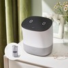 Mini Trash Can with Lid Small Desktop Trash Can Detachable
