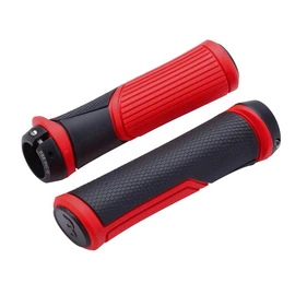 BBB Cycling Unisex's Cobra BHG-96 Handlebar Grips Gel Support Ergonomic and Comfortable Anti-Slip MTB Urban E-Bike, Black/Red, One Size