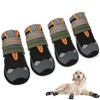 SlowTon Dog Shoes Paw Protection, Pack of 4 Breathable Dog