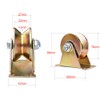Lyplus Heavy Duty 3-Inch V-Groove Caster Wheels - Smooth Rolling