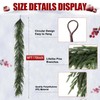 Artgar Pine Garland - 6 Ft Christmas Garland - Real