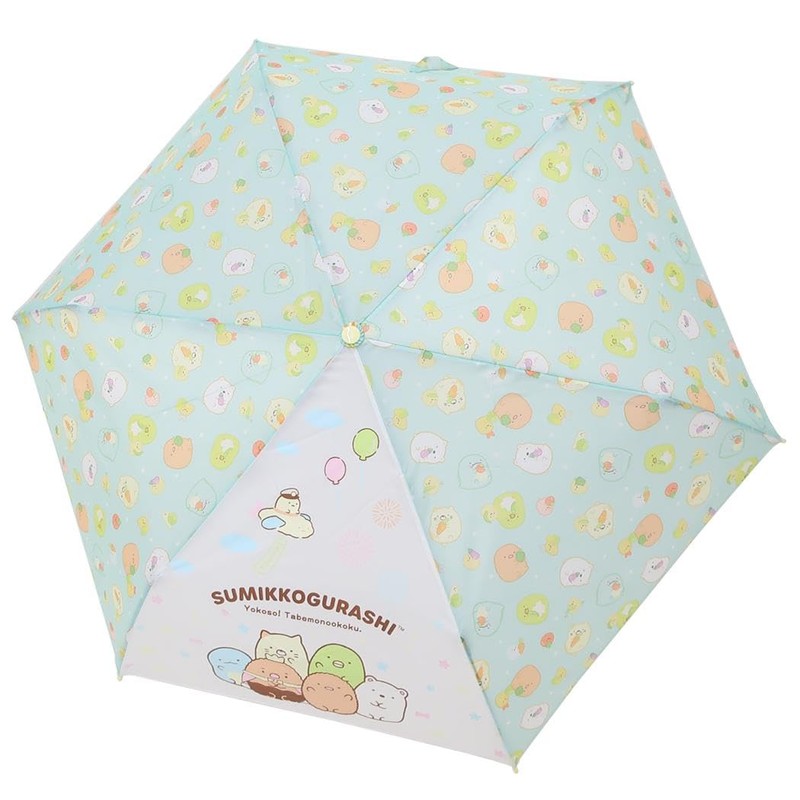 Jays Planning 90437 Sun-X Folding Umbrella, Sumikko Gurashi, Tobacco Green,
